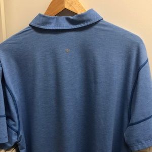 Blue Lululemon casual collard shirt